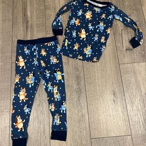 Little Sleepies Navy Blue Kids Pajama Set